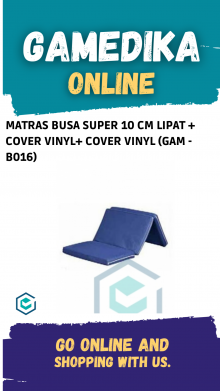 MATRAS BUSA SUPER 10 CM LIPAT + COVER VINYL+ COVER VINYL (GAM - B016)