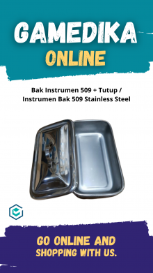 BAK INSTRUMEN 509 + TUTUP (INSTRUMEN BAK 509 STAINLESS STEEL)