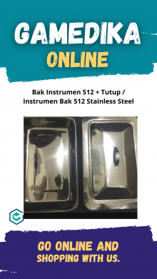 BAK INSTRUMEN 512 + TUTUP (INSTRUMEN BAK 512 STAINLESS STEEL)