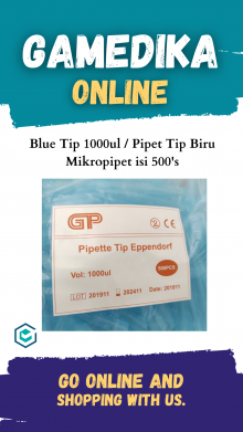 BLUE TIP 1000UL / PIPET TIP BIRU MIKROPIPET ISI 500'S