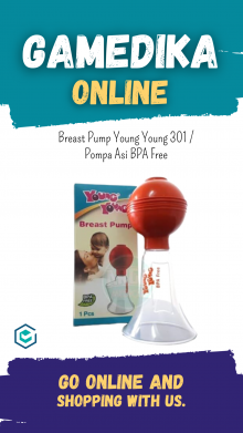 BREAST PUMP & FEEDING SET YOUNG YOUNG 302  (POMPA ASI MANUAL BPA FREE)