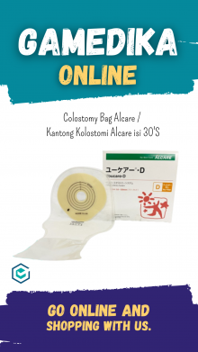 COLOSTOMY BAG ALCARE (KANTONG KOLOSTOMI ALCARE ISI 30'S)