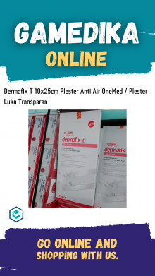 DERMAFIX T 10X25CM PLESTER ANTI AIR ONEMED (PLESTER LUKA TRANSPARAN)