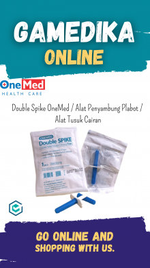 DOUBLE SPIKE ONEMED (ALAT PENYAMBUNG PLABOT / ALAT TUSUK CAIRAN)