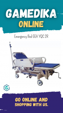 EMERGENCY BED GEA YQC 2R / RANJANG DARURAT (BRANGKAR PASIEN GEA)