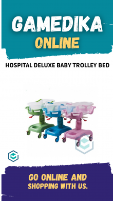 HOSPITAL DELUXE BABY TROLLEY BED