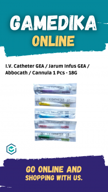 I.V. CATHETER GEA (JARUM INFUS GEA / ABBOCATH / CANNULA 18G)