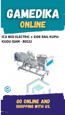 ICU BED ELECTRIC + SIDE RAIL KUPU-KUOU (GAM - B011)