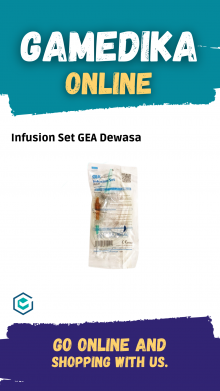 INFUSION SET GEA / SELANG INFUS GEA (INFUSET GEA DEWASA)