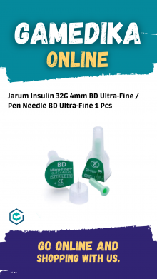 JARUM INSULIN 32G 4MM BD ULTRA-FINE (PEN NEEDLE BD ULTRA-FINE)