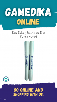 KASA GULUNG BESAR MOON RINA 80CM X 40YARD (KASA GULUNG HIDROFIL 40/80)