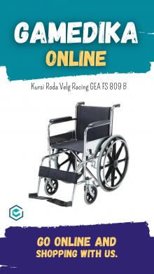 KURSI RODA VELG RACING GEA FS 809 B / GEA WHEELCHAIR FS 809 B