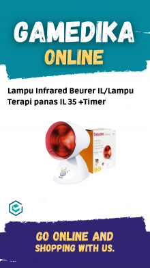 LAMPU INFRARED BEURER IL (LAMPU TERAPI PANAS IL 35 +TIMER)