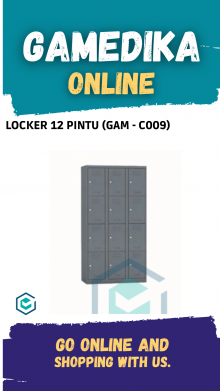 LOCKER 12 PINTU (GAM - C009)