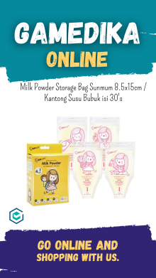 MILK POWDER STORAGE BAG SUNMUM 8.5X15CM (KANTONG SUSU BUBUK ISI 30'S)