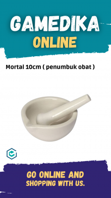 MORTAL 10CM (PENUMBUK OBAT)