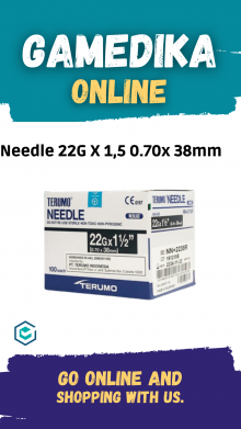 NEEDLE TERUMO JARUM TERUMO 1 BOX ISI 100 - 22G