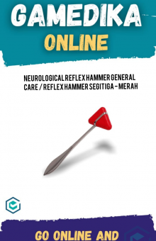 NEUROLOGICAL REFLEX HAMMER GENERAL CARE (REFLEX HAMMER SEGITIGA - MERAH)