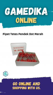 PIPET TETES PENDEK DOT MERAH