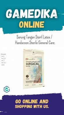 SARUNG TANGAN STERIL LATEX GENERAL CARE / HANDSCOON STERILE GC - 6