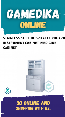 STAINLESS STEEL HOSPITAL CUPBOARD  INSTRUMENT CABINET  MEDICINE CABINET