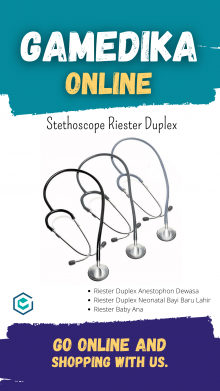 STETOSKOP RIESTER DUPLEX (STETHOSCOPE RIESTER DUPLEX - DEWASA)