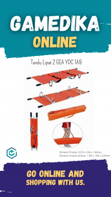 TANDU LIPAT 2 GEA YDC 1A9 / FOLDING STRETCHER ALUMUNIUM