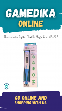 THERMOMETER DIGITAL FLEXIBLE MAGIC STAR MS-202 (TERMOMETER KETIAK)