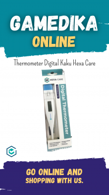 THERMOMETER DIGITAL KAKU HEXA CARE (TERMOMETER STANDARD TIP)