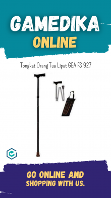 TONGKAT ORANG TUA LIPAT GEA FS 927 (TONGKAT BANTU JALAN LIPAT)