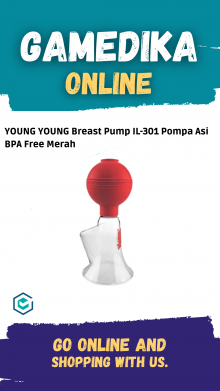 YOUNG YOUNG BREAST PUMP IL-301 POMPA ASI BPA FREE MERAH